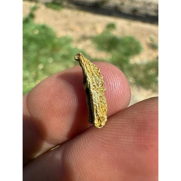 Wire Gold Crystal Nugget Specimen - Grass Valley, Nevada County California - Picture 2 of 7
